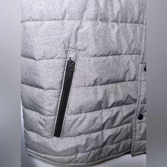 American Eagle Men’s Gray Lightweight Puffer Jacket Size Large NWOT - Picture 3 of 11